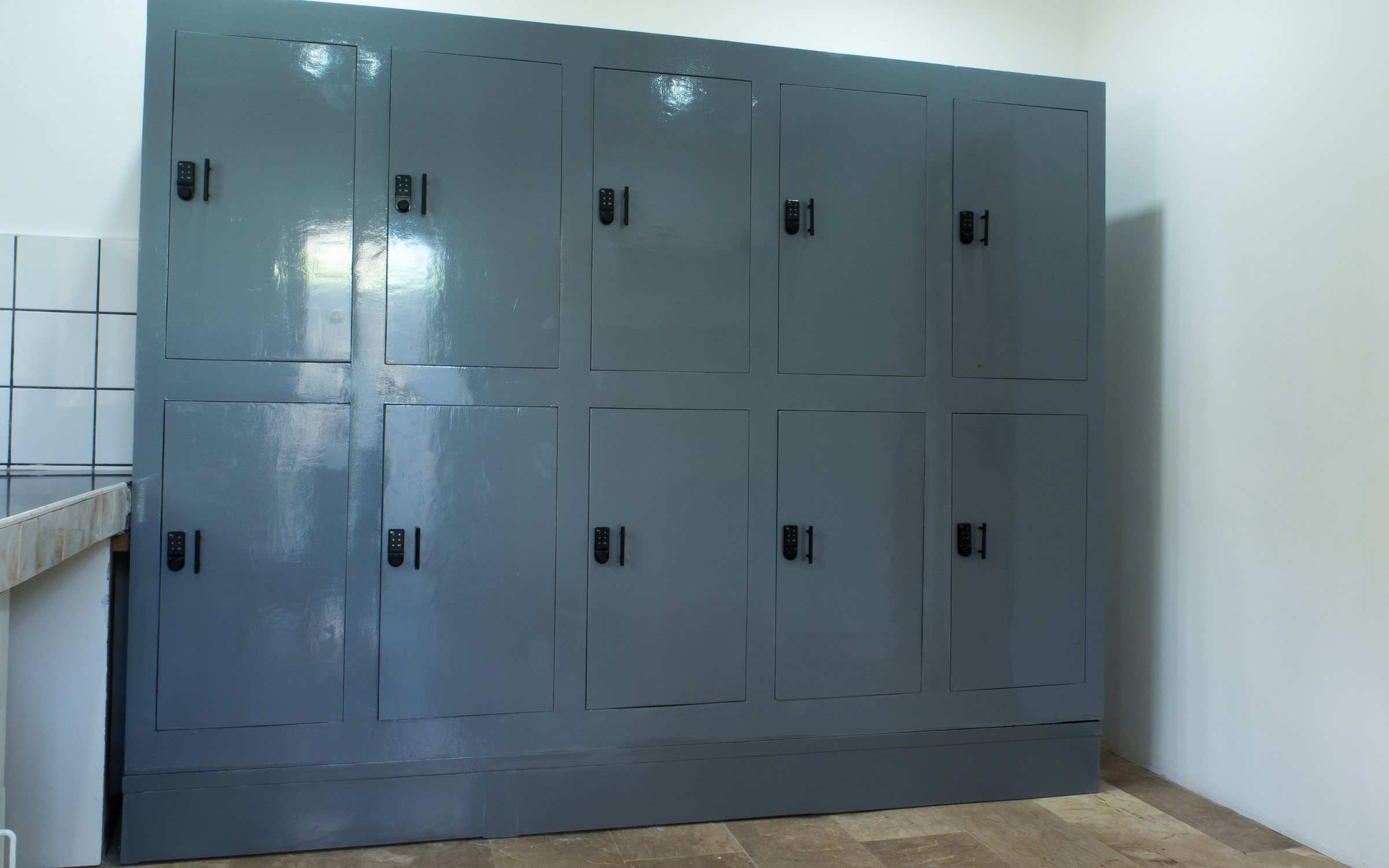 Lockerruimte met cijferslot