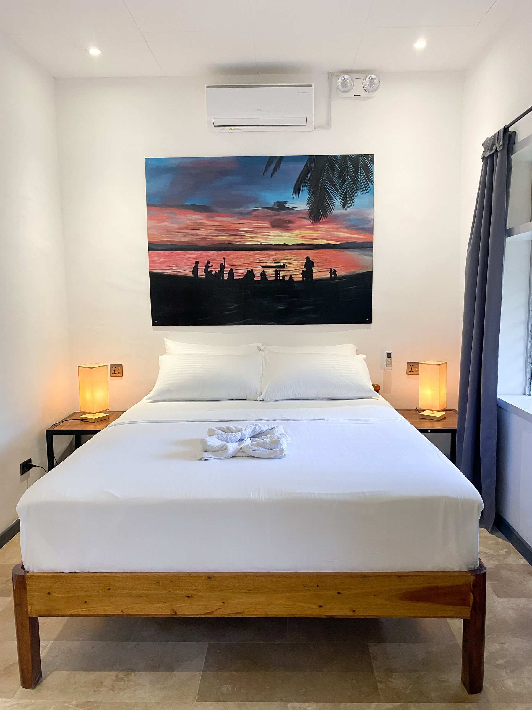 Tweepersoonsbed in de Private Deluxe